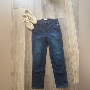 Madewell Women’s Dark Blue Stovepipe  High-Rise Skinny Jeans Size 29T